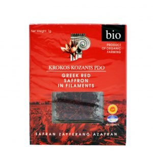 Κροκός Κοζάνης Αποξηραμένος Βιολογικός 1gr