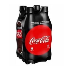 Coca Cola Zero Αναψυκτικό 4Χ500ml